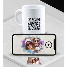 BK Kişiye Özel Video Mesajlı Klip Qr Kod Kupa