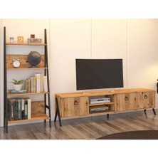 Avm Park Avmpark Yanke Tv 180 Atlantik Çam + Kitaplık