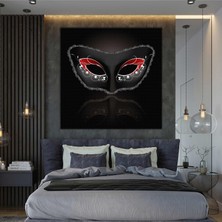 SML Tablo Siyah Maske Dekoratif Modern Kanvas Tablo