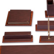 Tabac 785-39 Fency Hakiki Deri ve Ağaç Kaplama Sümen Takımı