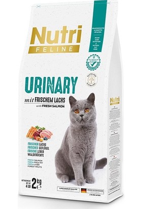 Nutri Feline Adult Urinary Idrar Sağlığı Somonlu Yetişkin Kedi Maması 2 kg
