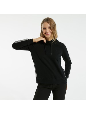 Nautica Kadın Siyah Kapüşonlu Sweatshirt 17K401T.0TB