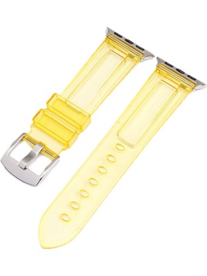 Bipower Apple Watch Uyumlu 38-40MM KRD23 Transparent Kordon