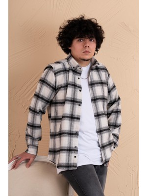 Mugi Slimfit Ekoseli Erkek Oduncu Gömlek