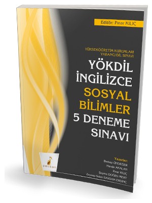 Pelikan Yayınları YÖKDİL  Ingilizce Sosyal Bilimler 5 Deneme Sınavı