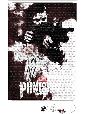 Baskı Dükkanı Marvel's The Punisher O Justiceiro Puzzle 240 Parça Yapboz