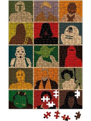 Baskı Dükkanı Star Wars Personagens Puzzle 240 Parça Yapboz