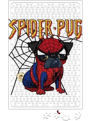 Baskı Dükkanı Spider Pug Puzzle 240 Parça Yapboz