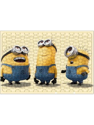 Baskı Dükkanı Minions Wolvenion Puzzle 240 Parça Yapboz