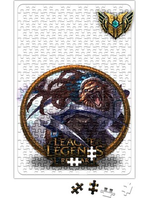 Baskı Dükkanı Rengar Lol League Of Legends Puzzle 240 Parça Yapboz