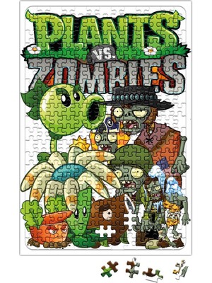 Baskı Dükkanı Plants Vs Zombies Puzzle 240 Parça Yapboz