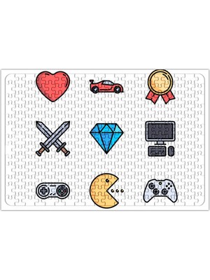 Baskı Dükkanı Blusa Gamer 01 Puzzle 240 Parça Yapboz