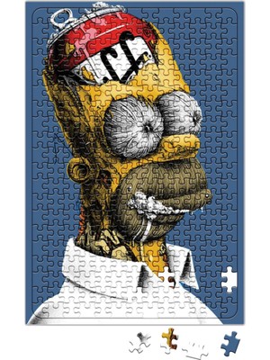 Baskı Dükkanı Homer Simpson Puzzle 240 Parça Yapboz