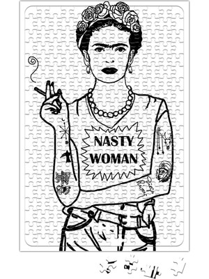 Baskı Dükkanı Frida Kahlo Puzzle 240 Parça Yapboz