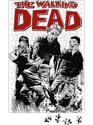 Baskı Dükkanı The Walking Dead Walkers Puzzle 240 Parça Yapboz
