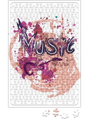 Baskı Dükkanı Music Splash Puzzle 240 Parça Yapboz