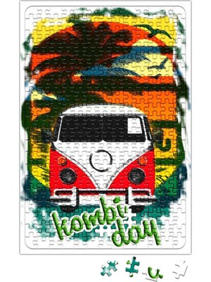Baskı Dükkanı Volkswagen Kombi Day Puzzle 240 Parça Yapboz