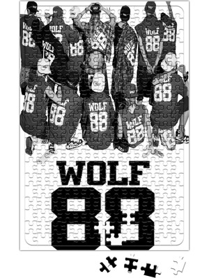 Baskı Dükkanı Exo Wolf 88 Puzzle 240 Parça Yapboz