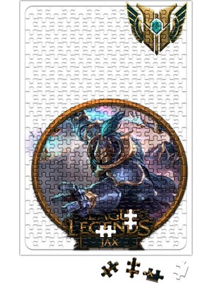 Baskı Dükkanı Jax Lol League Of Legends Puzzle 240 Parça Yapboz