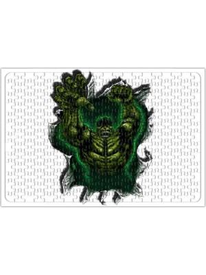 Baskı Dükkanı Hulk 04 Puzzle 240 Parça Yapboz