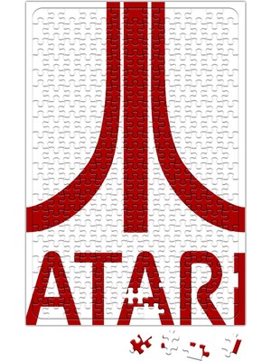 Baskı Dükkanı Atari Logo Oyun Game Over Atari Puzzle 240 Parça Yapboz