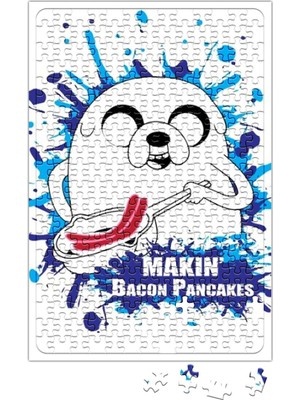 Baskı Dükkanı Adventure Time Bacon Pancakes Puzzle 240 Parça Yapboz