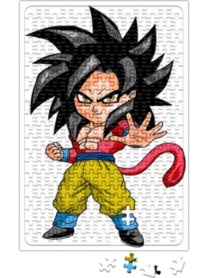 Baskı Dükkanı Minigoku Super Sayajin Puzzle 240 Parça Yapboz