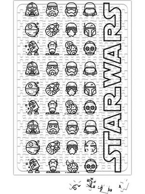 Baskı Dükkanı Star Wars 11 Puzzle 240 Parça Yapboz