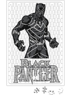 Baskı Dükkanı Pantera Negra Panther Puzzle 240 Parça Yapboz