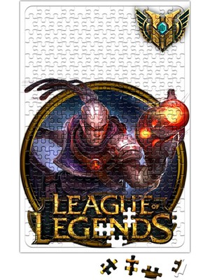 Baskı Dükkanı Lucian Lol League Of Legends Puzzle 240 Parça Yapboz
