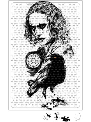 Baskı Dükkanı The Crow Face Puzzle 240 Parça Yapboz