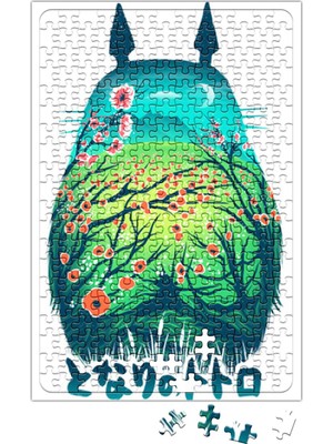 Baskı Dükkanı Neighbor Totoro Puzzle 240 Parça Yapboz