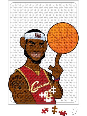 Baskı Dükkanı Nba Lebron James Puzzle 240 Parça Yapboz