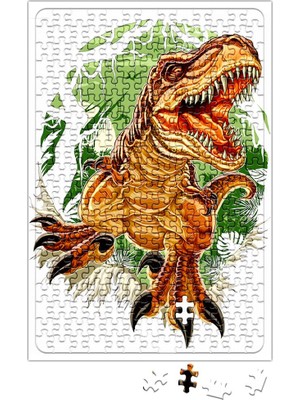 Baskı Dükkanı Tiranossaurus Rex T Rex Dinazor Puzzle 240 Parça Yapboz