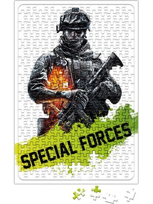 Baskı Dükkanı Forças Especiais Special Forces Puzzle 240 Parça Yapboz