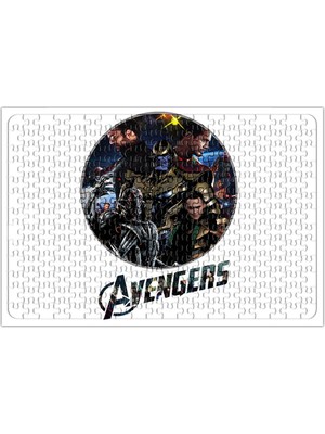 Baskı Dükkanı Avengers Puzzle 240 Parça Yapboz