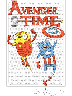 Baskı Dükkanı Adventure Time Finn Jake Martin Mertens Flame Princess Puzzle