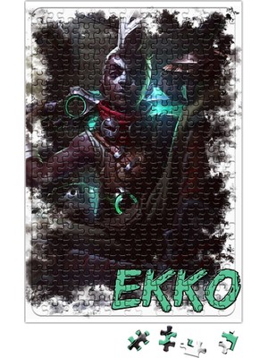 Baskı Dükkanı League Of Legends Ekko Puzzle 240 Parça Yapboz