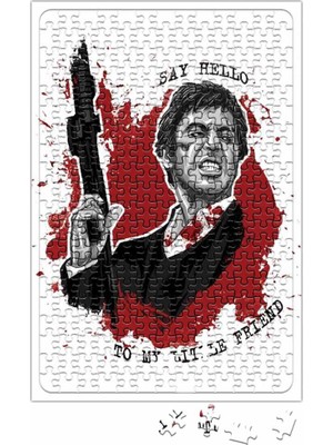 Baskı Dükkanı Scarface 02 Puzzle 240 Parça Yapboz