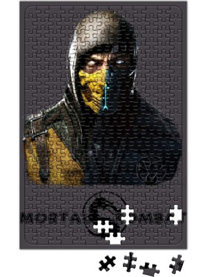 Baskı Dükkanı Mortal Kombat Scorpion And Sub Zero Puzzle 240 Parça Yapboz