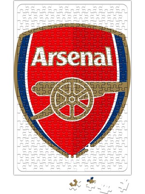 Baskı Dükkanı Arsenal Logo Puzzle 240 Parça Yapboz