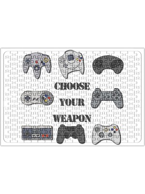 Baskı Dükkanı Choose Your Weapon Puzzle 240 Parça Yapboz