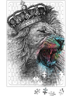 Baskı Dükkanı Kral Aslan Puzzle 240 Parça Yapboz