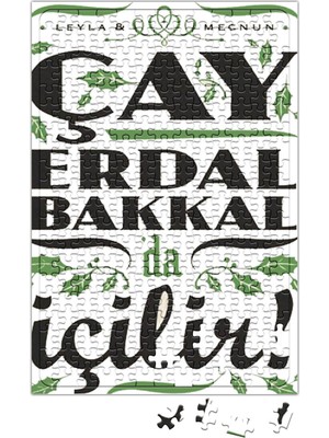 Baskı Dükkanı Çay Erdal Bakkalda Içilir Erdal Bakkal Puzzle 240 Parça Yapboz