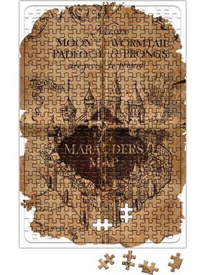 Baskı Dükkanı Mapa Dos Marotos Harry Potter Puzzle 240 Parça Yapboz