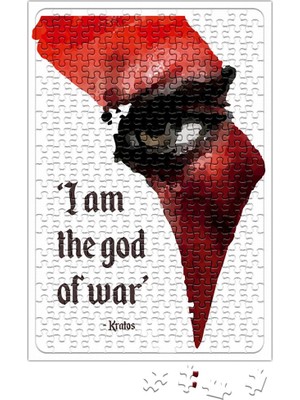 Baskı Dükkanı I Am The God Of War Puzzle 240 Parça Yapboz