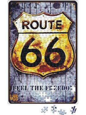 Baskı Dükkanı Route 66 Freedom Puzzle 240 Parça Yapboz
