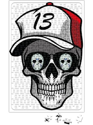 Baskı Dükkanı Caveira Bone Puzzle 240 Parça Yapboz