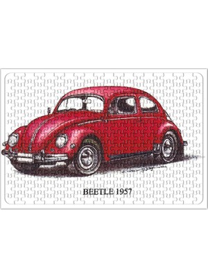 Baskı Dükkanı Volkswagen Old Beetle Puzzle 240 Parça Yapboz