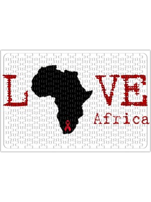 Baskı Dükkanı I Love Africa Puzzle 240 Parça Yapboz